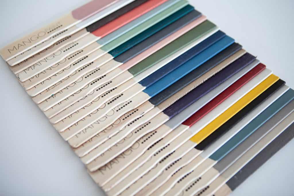 Mango Paint painted paint paddles full colour collection