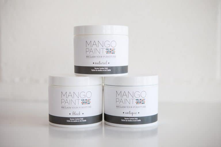 Mango Paint beeswax furniture finish is soft and easy to apply